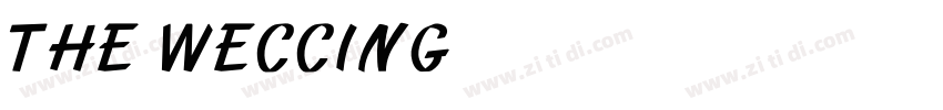 The Wedding字体转换